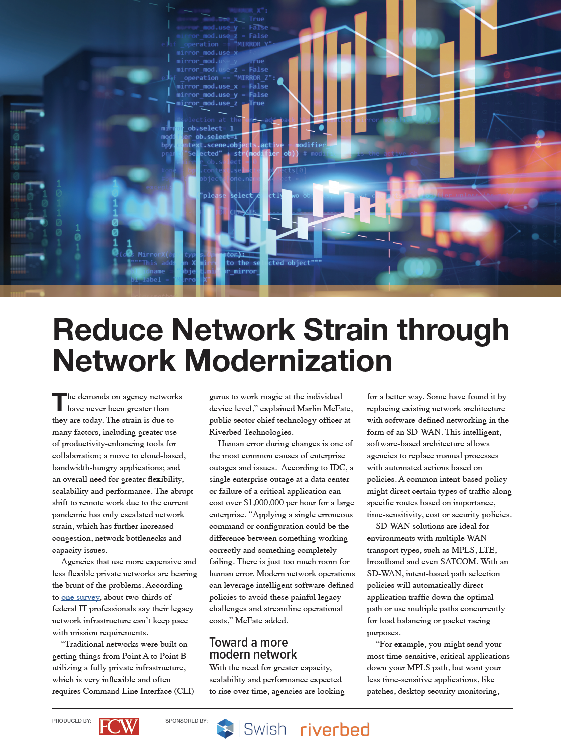 Reduce Network Strain through Network Modernization pdf cover