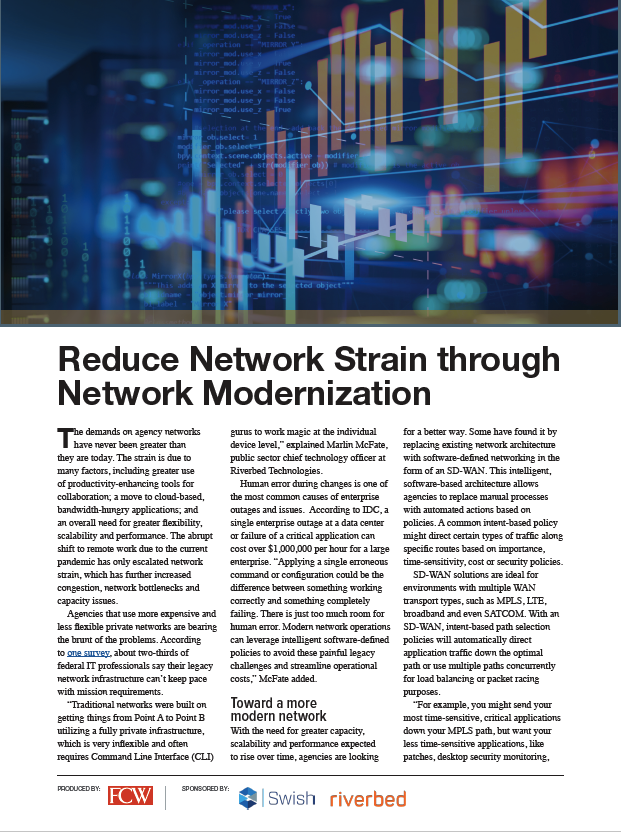 Reduce Network Strain through Network Modernization cover page